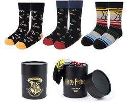 Harry Potter Sokken Dames Heren 3 Paar - Maat 38 tm 45 - One size