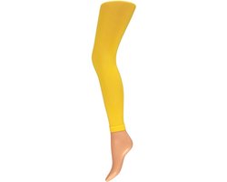 Kinderlegging 60 denier Geel Curry lang 146-152