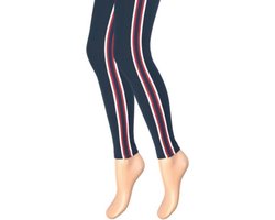 Kinderlegging - Gestreept - Marine-Rood - Maat 158-164