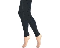 Kinderlegging - Zwart - Glitter/Sterren - Maat 146-152