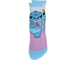 Lilo & Stitch - anti slip sokken Disney Stitch - grijs - maat 31/34