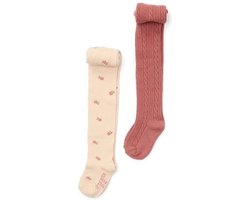 Little Dutch Little Farm Sand Warm Rose - Meisjes - Multipack - 2 maillots - Maat 98/104