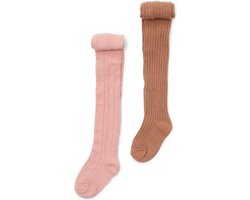 Little Dutch Little Farm Soft Rose Brown - Meisjes - Multipack - 2 maillots - Maat 86/92