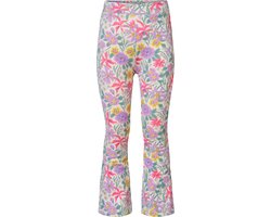 Noppies Girls Legging Elwood flared fit all over print Meisjes Legging - Whitecap Gray - Maat 110