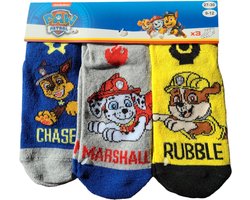 Paw Patrol Sokken 3 paar - sneaker / enkel sokken - maat 31/34