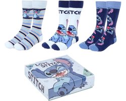 Stitch Sokken 3 Paar Cadeauverpakking Maat 35-41