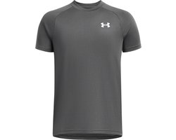 Under Armour Tech 2.0 Short Sleeve Jongens Sportshirt - Grijs - Maat 128