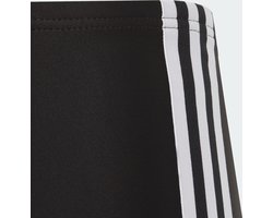 adidas Performance Classic 3-Stripes Lange Zwembroek - Kinderen - Zwart- 104