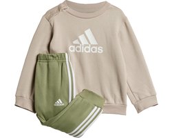 adidas Sportswear Badge of Sport Joggingpak - Kinderen - Beige- 104