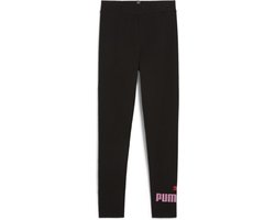 PUMA ESS Logo Leggings G Meisjes Sportlegging - PUMA Black-Mauved Out - Maat 140