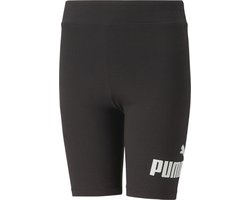 PUMA ESS+ Logo Short Leggings G Meisjes Sportlegging - Puma Black - Maat 116