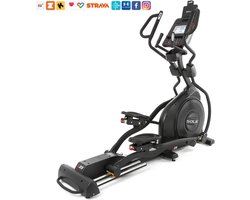 Crosstrainer Sole Fitness E35 - Professioneel Fitnessapparaat voor Thuis / Thuis sporten / Home gym / Thuis Fitness - Cardio apparatuur - Uitstekende Garantie - Ingebouwde luidsprekers, Bluetooth, Ventilator, Transportwielen, Gratis Hartslagborstband