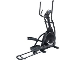 Skandika Carbon P23 Crosstrainer – Crosstrainer - Elliptische trainer voor thuisgebruik, inklapbaar, 23 programma's, app-compatibel, tot 135 kg, 16 weerstandsniveaus – 172 x 63.5 x 179 cm (L x B x H) - Fitnessapparatuur voor duurtraining – zwart