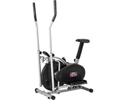 tectake - 2-in-1 Crosstrainer / Hometrainer met LCD-display - 401716