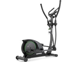 Zipro Hulk Magnetische Crosstrainer, Hartslagsensoren, Gemakkelijk te transporteren, Antislippedalen, Flessenhouder, Homegym, Stabiele structuur, Max. gebruikersgewicht 150 kg, zwart en grijs