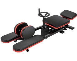 AllGoods® - Beenspreider - Verstelbaar - Split Machine - Split Trainer - Rood/Zwart - Max Capaciteit 100kg