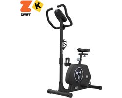 Bodytone DU30 - Upright Bike / Hometrainer - Met Zwift / Kinomap connectivity - zadel/stoel verstelbaar - 12 programma's - 24 weerstandsniveaus - BlueTooth