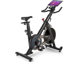 Capital Sports Evo Race Indoor Bike - Cardiobike - Hometrainer - Fitness app - Vliegwielmassa: 22 kg - Staploze magnetische weerstand - Inclusief bluetooth polsslagband - Grijs