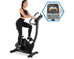 Capital Sports Evo Track Cardiofiets - Hometrainer - Bluetooth app - 15 kg - Vliegwiel - Zwart