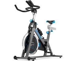 Hop-Sport spinningfiets HS-045IC Speedbike – Indoor Cycling Fiets met LCD-display en 18 kg Vliegwiel – Max. 120 kg, blauw