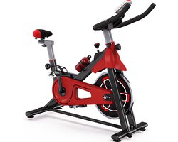 Indoor hometrainer - Vliegwiel 6 KG - Rattantree fitness voor thuis - Met verstelbare zitting en stuur - Verstelbare weerstand - Max Belasting: 120 kg