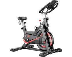 Jermore® - Spinning Hometrainer – Instelbare Weerstand tot 24 kg – LCD-Scherm – Verstelbaar Zadel en Stuur – Max. 180 kg