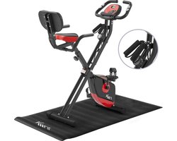 KM-Fit Hometrainer - 2in1 - Fitnessfiets - Opvouwbare - LCD-scherm - Ergonomisch - tot 100kg - voor cardio- en krachttraining