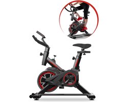 Luxe Hometrainer - Hometrainer fiets/ Fitness Bike/ Tot 120KG/ Hometrainer/ 3 Niveaus/ Cardio/ Fietstrainer/ Crosstrainer