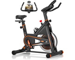 Magnetische Weerstand Hometrainer - Ergometer Fiets met LCD Monitor - Spinningfiets voor Cardio Training - Indoor Fietstrainer - Belastbaar tot 160 kg - Fitness Fiets voor Thuis