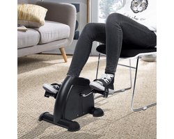 Mini Hometrainer Pedaal Weerstand Cyclus Indoor Gym Kantoor Fit Zwart Mini stepper