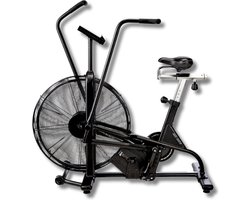 PH Fitness Airbike - Professionele Luchtweerstand Fiets met Verstelbare Zitting & Handvaten | Ideaal voor Full-Body Workouts en Cardio Training | HIIT Crossfit