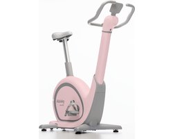 Skandika Abisko Ergometer – Hometrainer – Wereldprimeur - Premium EMS weerstand, slimme hometrainer app controle, automatische stuur- en zadelverstelling, 36 weerstandsniveaus, bluetooth, computer display – 106 x 57.5 x 123 cm (LxBxH) – roze