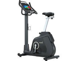 Skandika Cykling P14 Ergometer Hometrainer – Hometrainer - Hometrainer met touchscreen, multimedia Android computer, tot 150 kg, tot 205 cm, speakers, Bluetooth, app-verbinding, Kinomap - Fitnessfiets voor thuis – 105 x 51 x 147cm (L x B x H) - zwart