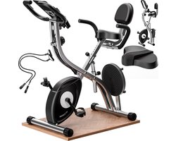 Sportana Hometrainer Fiets - Klapbaar - Zwart