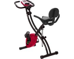 SportTronic X6 Hometrainer - Inklapbare fitnessfiets - Rood/Zwart