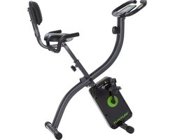 Tunturi Cardio Fit B25 X Bike - Hometrainer met rugleuning - Fitnessfiets opvouwbaar - 8 weerstandsniveaus - Tablethouder