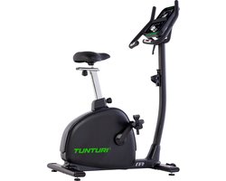 Tunturi Signature E60 Hometrainer - Ergometer & Servomotor - Bluetooth - Fitnessfiets met 26 trainingsprogramma's - Lage instap - Verzwaarde pedalen- Comfort plus zadel