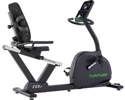 Tunturi Signature E60 Ligfiets - Fitness fiets met lage instap - Ergonomisch verstelbaar - 48 programma's - Transportwielen