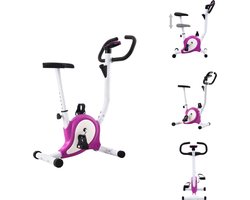 vidaXL Hometrainer Beginner - Fiets - 64x41x101cm - Bandweerstand - LCD - Hometrainer