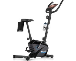 Zipro Beat Hometrainer Magnetische Fiets, Hartslagsensoren, Gemakkelijk te transporteren, Antislippedalen, Flessenhouder, Homegym, Stabiele structuur, Max. gebruikersgewicht 120 kg, zwart en grijs