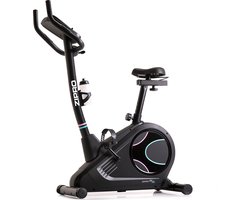 Zipro Flame WM Hometrainer Elektromagnetische Fiets, Hartslagsensoren, Gemakkelijk te transporteren, Antislippedalen, Flessenhouder, Homegym, Stabiele structuur, Max. gebruikersgewicht 150 kg, zwart en pastel