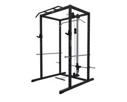 Bodytone Active Strength HBC11 - Fitness & Squat Rack voor thuis - met katrol, veiligheidsstangen, J-cups & pinnen voor halterschijfopslag