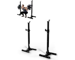 Breaking Limits Squat Rack – Haltersteunen – Power Rack – Squat Rek Fitness – Verstelbaar Half Rack