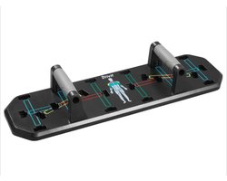 CRIVIT® Push-up-board - 6 verschillende posities voor 6 verschillende oefeningen - Max 100kg - Opdrukbord -  multifunctioneel trainingsapparaat