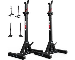 DD Squat Rack - Power Rack - Haltersteunen - Half Rack - 94x153x51cm - Zwart