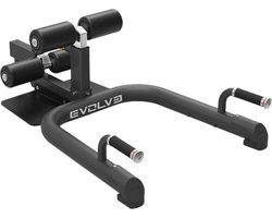 Evolve Fitness EC-229 - Sissy Squat Machine - Verstelbaar - Gepoedercoat frame - Duurzame bekleding - Vloerbeschemers