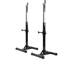 Gorilla Sports Haltersteunen - Squat Rack - Verstelbaar