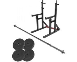 Gorilla Sports Multi Squat Rack 40 kg max. belastbaar 260 kg