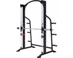 Gorilla Sports Multipress - Power Rack - Squat Rack - Krachtstation - Zwart