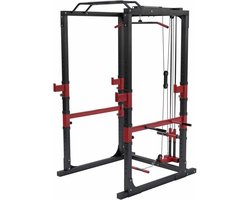 Gorilla Sports Power Cage - Power Rack - kracht Station - Smith Machine - Incl. Pull-up bar - Dip Bars